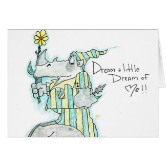 Dreamin Rhino card