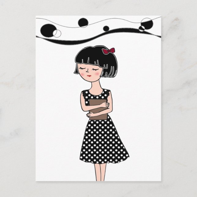 Dreaming About Books Post Card (Front)