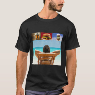 Dreaming about sleeping on the beach with beer ham T-Shirt
