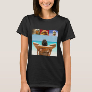 Dreaming about sleeping on the beach with beer ham T-Shirt