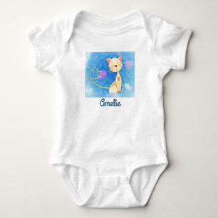Dreaming Cat Baby Bodysuit