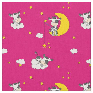 Dreaming Cow Fabric