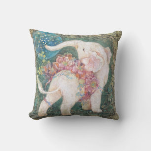 "Dreaming Elephant" A Symbol of Hope  Cushion
