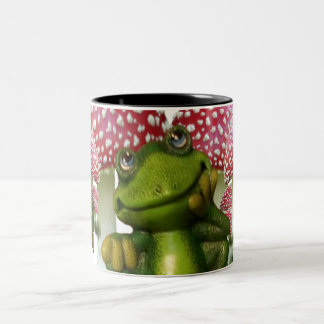 Dreaming Frog Two-Tone Coffee Mug
