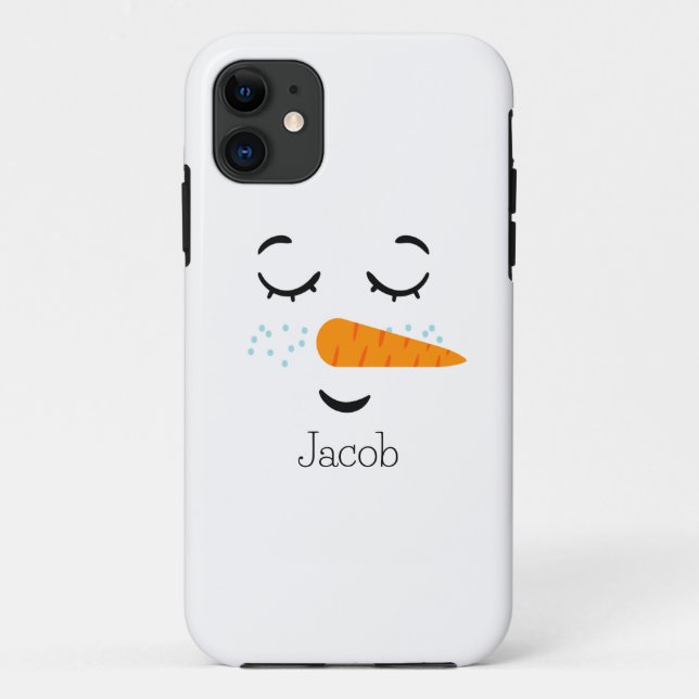 Dreaming Frosty the Snowman Case-Mate iPhone Case (Back)