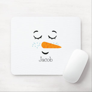 Dreaming Frosty the Snowman Mouse Pad