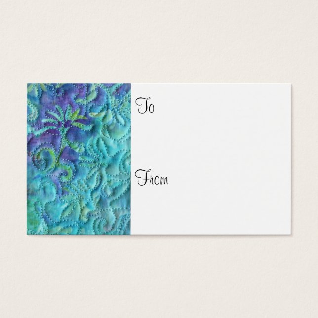 "Dreaming in Blue" Florist Gift Cards (Front)