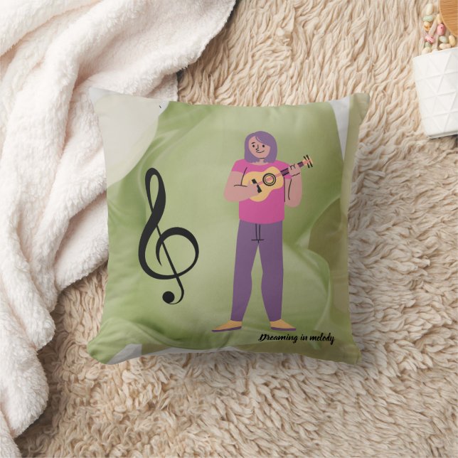 Dreaming in Melody  Cushion (Blanket)