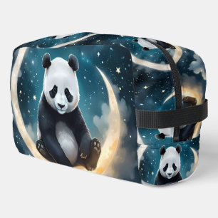 Dreaming in Moonlight: Panda's Celestial Serenade Dopp Kit