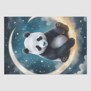 Dreaming in Moonlight: Panda's Celestial Serenade Tissue Paper