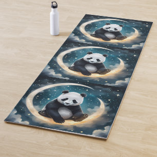 Dreaming in Moonlight: Panda's Celestial Serenade Yoga Mat