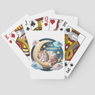 Dreaming Kitten Playing Cards