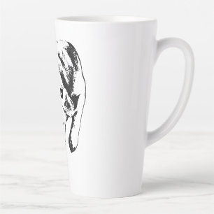 Dreaming Lab – Quiet Top-Down Study Latte Mug