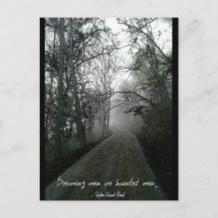 Dreaming men... postcard