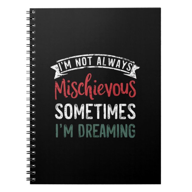 dreaming note book (Front)