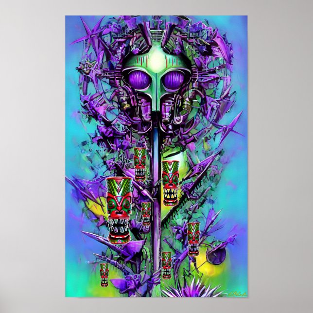 Dreaming of a Freaky Tiki Tree Poster (Front)