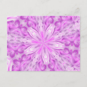 Dreaming of a pink star postcard