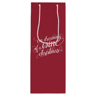 Dreaming of a Wine Christmas   Holiday Wine Gift Bag