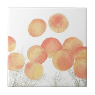 Dreaming of apricots in the winter  ceramic tile