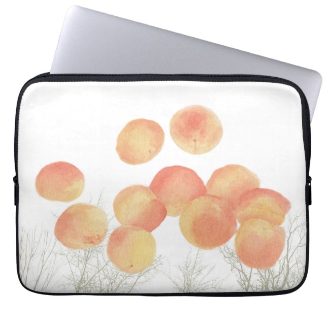 Dreaming of apricots in the winter  laptop sleeve (Front)