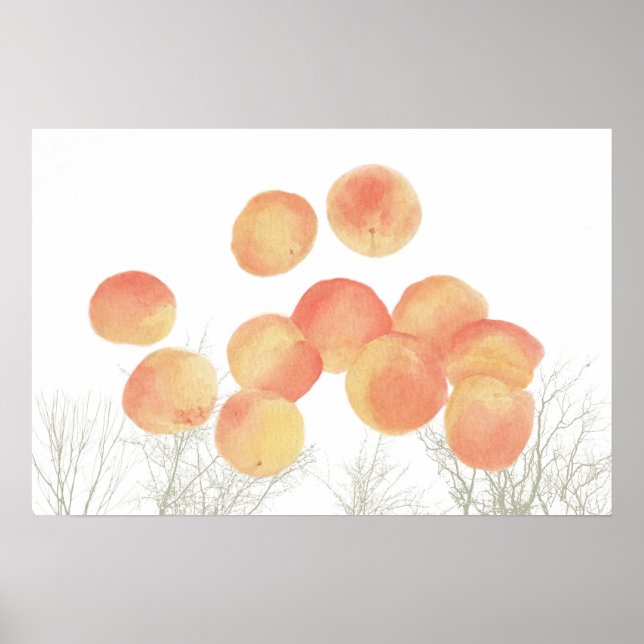 Dreaming of apricots in the winter poster (Front)