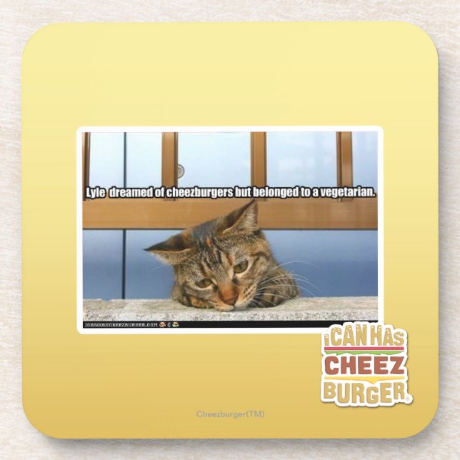 Dreaming of Cheesburgers Coaster (Front)