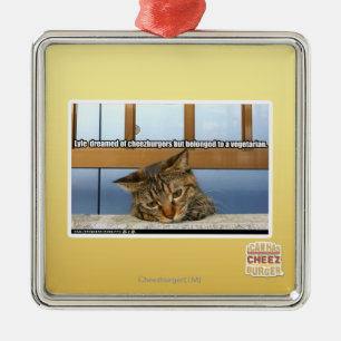 Dreaming of Cheesburgers Metal Tree Decoration