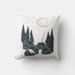 Dreaming of Christmas Night – Double-Sided Winter Cushion