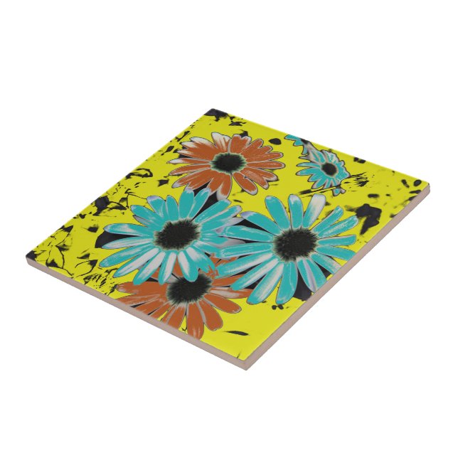Dreaming of Daisies Ceramic Tile (Side)