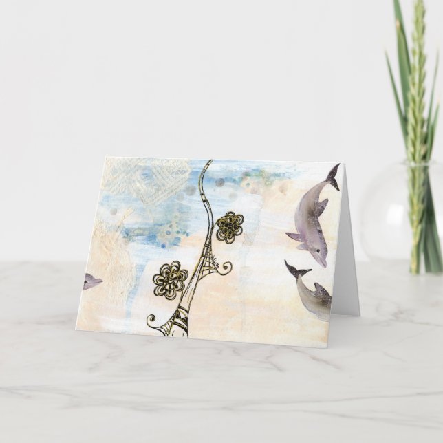 Dreaming of Dolphins Card (Front)