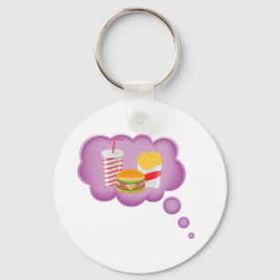 Dreaming Of Fast Food Key Ring