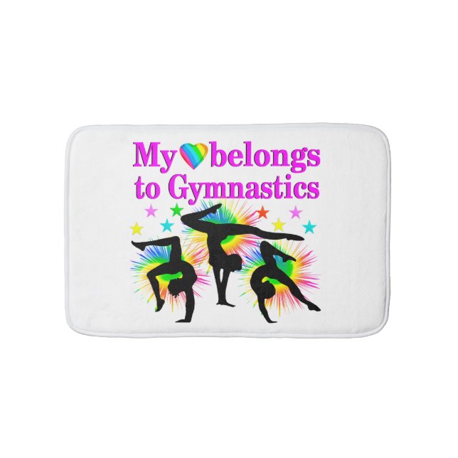 DREAMING OF GYMNASTICS BATH MAT (Front)