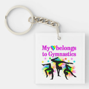 DREAMING OF GYMNASTICS KEY RING