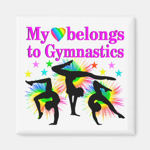 DREAMING OF GYMNASTICS MAGNET