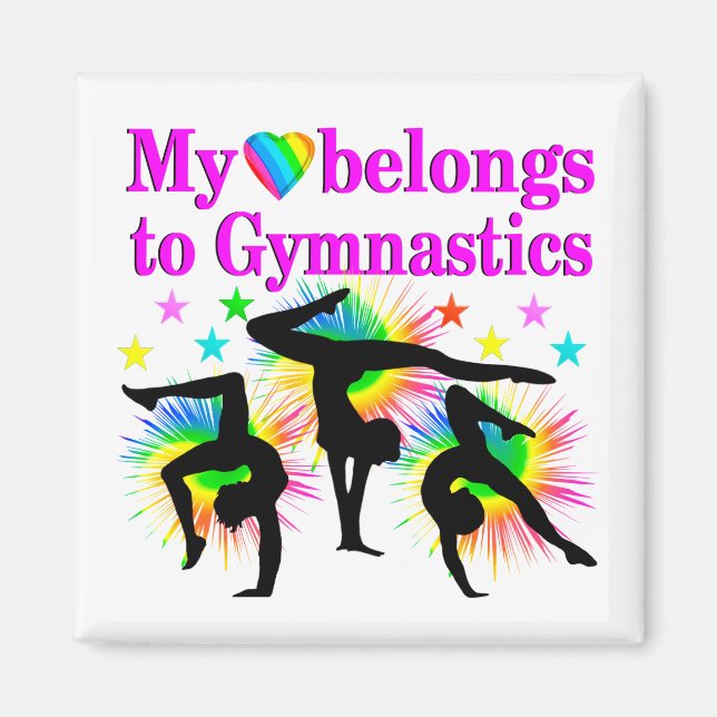 DREAMING OF GYMNASTICS MAGNET (Front)