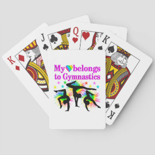 DREAMING OF GYMNASTICS PLAYING CARDS