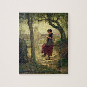 Dreaming of her Love, 1901 Jigsaw Puzzle