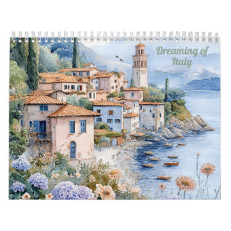 Dreaming of Italy | 2026 Watercolor Landscape Calendar
