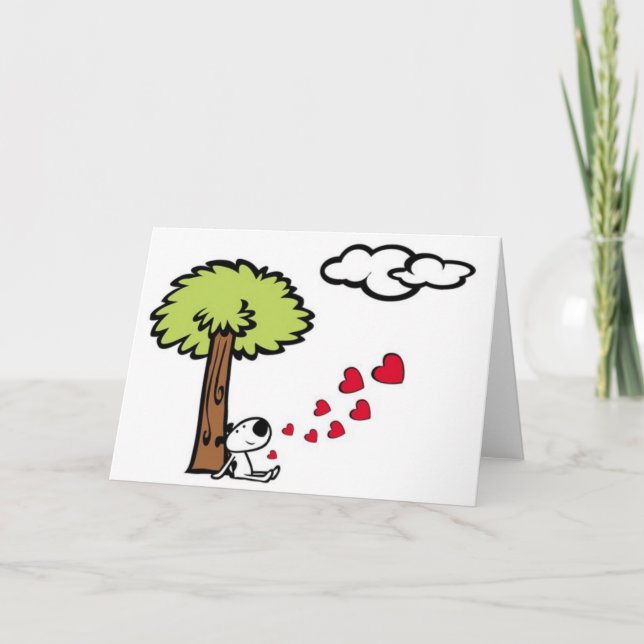 Dreaming of Love Holiday Card (Front)