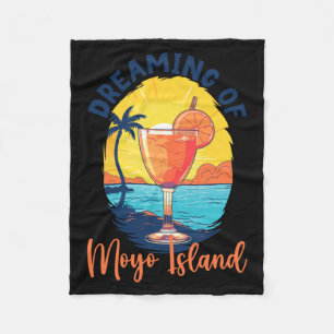Dreaming Of Moyo Island Performance Fleece Blanket