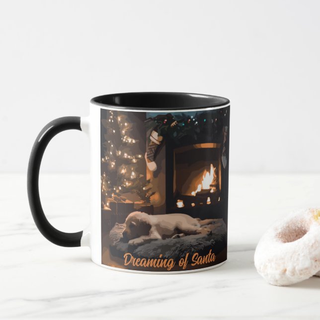 Dreaming of Santa Mug (With Donut)