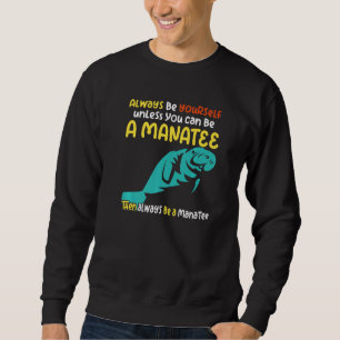 dreaming of sea cow manatees oceanic creature   3 sweatshirt