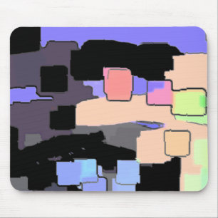"Dreaming of Sky" Geometric Art Mouse Pad