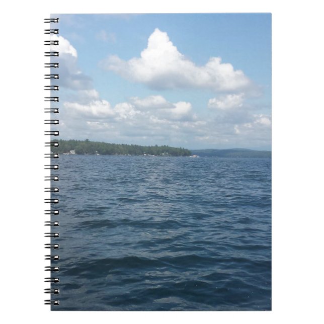 Dreaming of Summer on Lake Winnesquam in NH Notebook (Front)