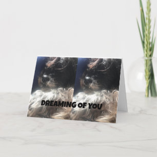 DREAMING OF U / WISHING YOU HAVE A MERRY CHRISTMAS HOLIDAY CARD