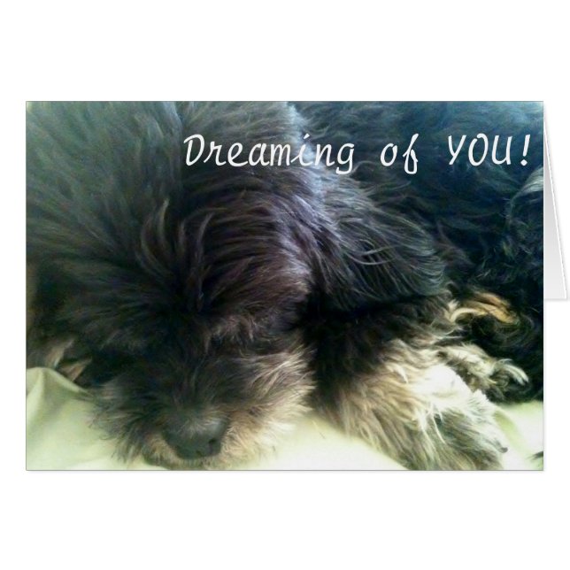 DREAMING OF YOU - LOVE CARD (Front Horizontal)