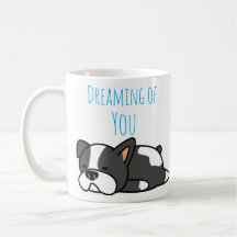 Dreaming Of You Qoute Monogram Dog 
