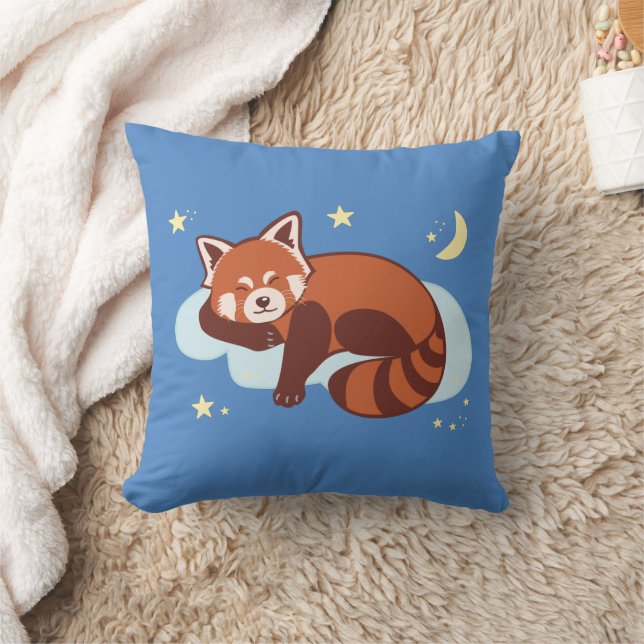 Dreaming Red Panda Cushion (Blanket)