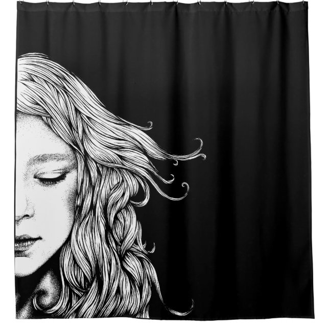 Dreaming Shower Curtain (Front)