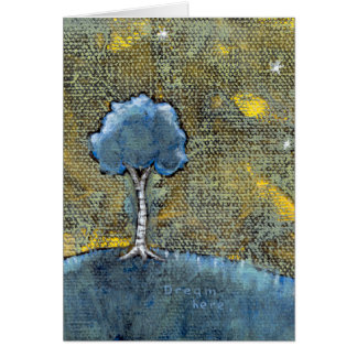 Dreaming tree art modern painting for dreamers